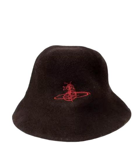 Vivienne Westwood Embroidery Orb Logo Bucket Hats