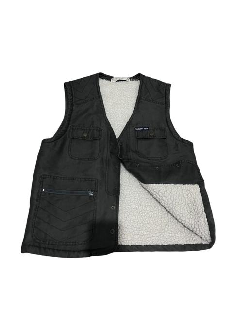 VTG 90’s GARMEN CITY Vest Sherling Jacket