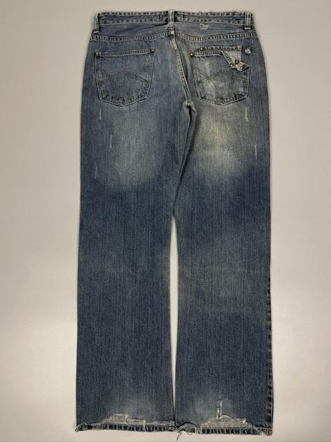 CAVALLI VINTAGE DISTRESSED MULTIPOCKED DENIM