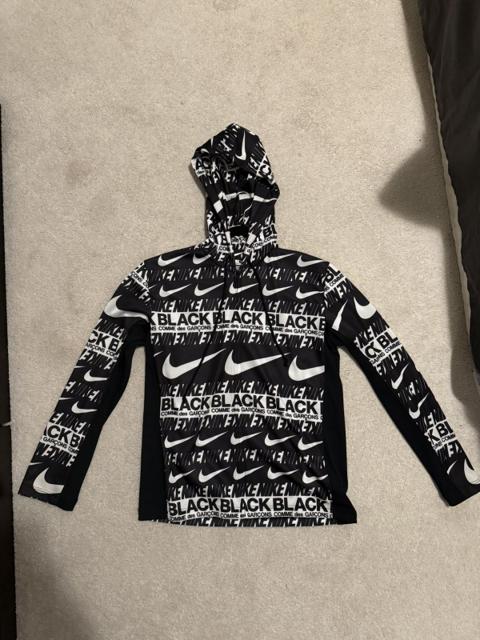 Comme Des Garçons Black X Nike Swoosh Zip Hoodie