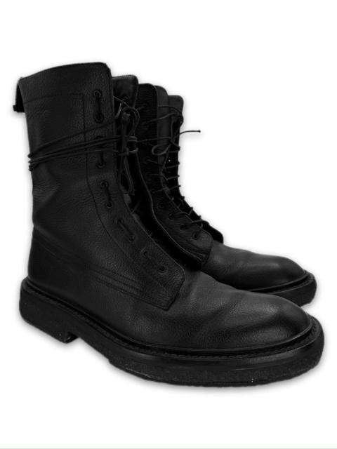 AW07 Dior Homme ‘Navigate’ Black Leather Combat Boots