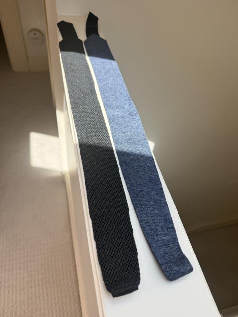 2x NWOT Brunello Cucinelli Silk Ties Italy