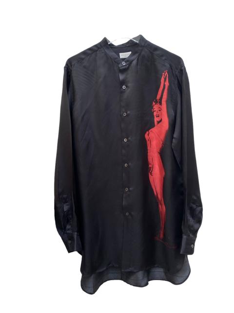 SS 2016 Marilyn Monroe Long Black Shirt