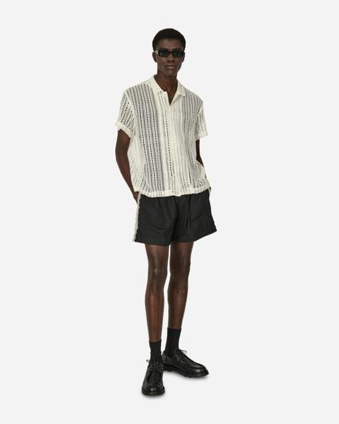 Bode Meandering Lace SS Shirt Natural Size M