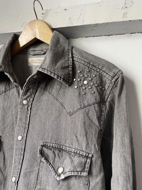 Studded Number Nine Style Navy Flag Goth Grunge Ifsix lgb