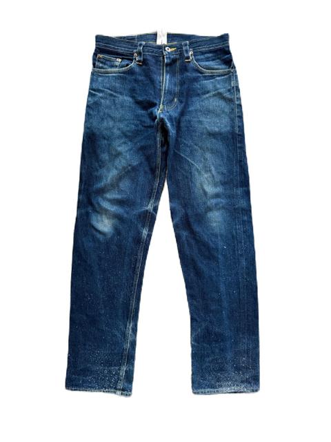 Japan Brand Distress Denim No War Flat Slim Type Made in Jp