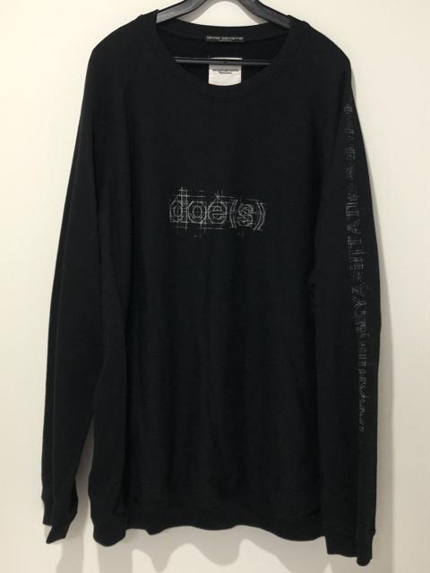 2021 DOE(S) OVERSIZED CREWNECK BLACK