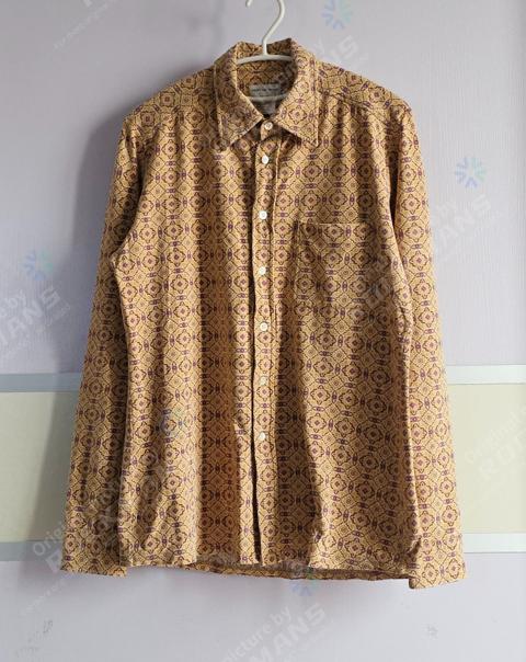 Dries Van Noten Unisex Clavel Shirt Size 50 Bue like S