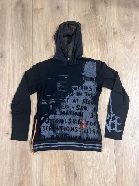 Avant Garde Vintage Rare COP COPINE Black Grey Hoodie