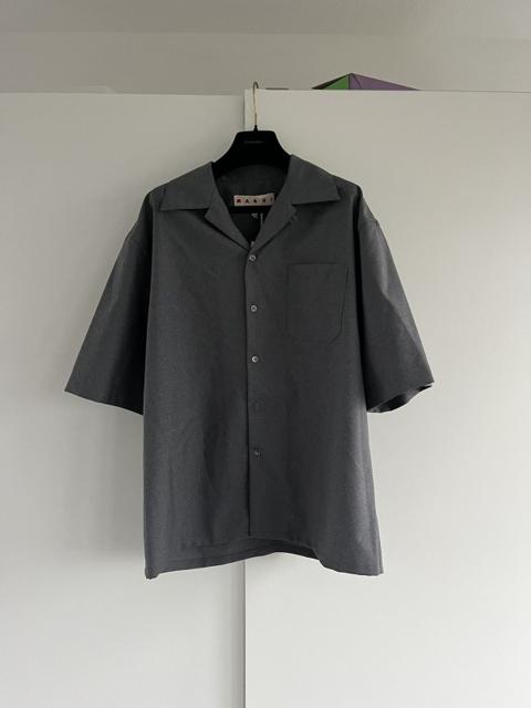SS24 Tropical Wool Bowling Shirt