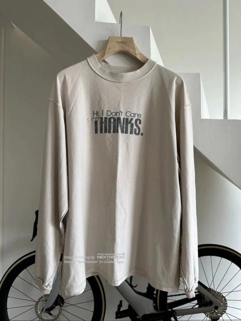Vetements 2-Way Embroidered Slogan Washed TEE XS