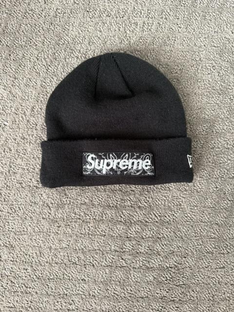 SUPREME BANDANA BOGO BEANIE NEW ERA