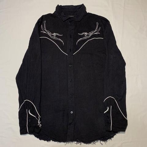 14th Addiction Western Design Long Sleeve Shirt