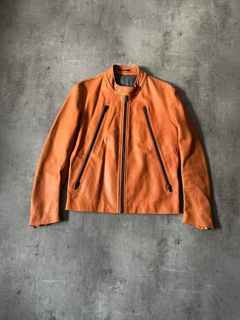 Maison Margiela 5 Zip Moto Leather Jacket