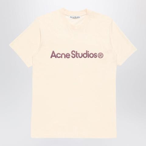 Acne Studios Graphic T-Shirt Pale Pink