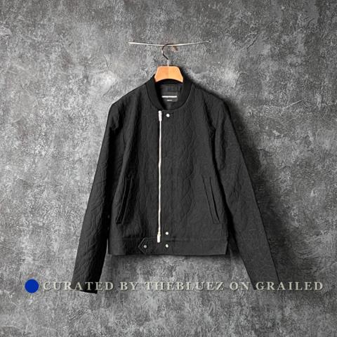 Emporio Armani Black Side-Zip Casual Jacket