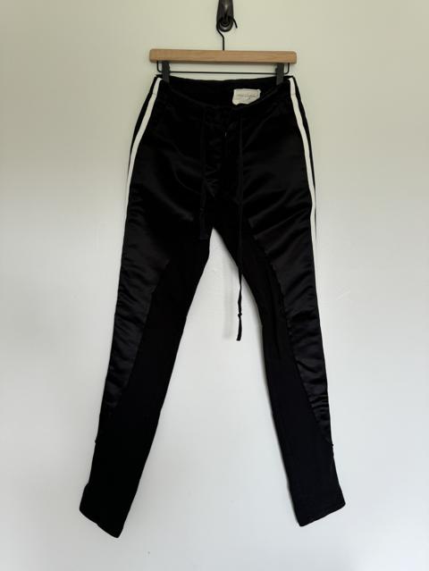 Greg Lauren Satin Fleece 50/50 Long Slim Pants Size 0