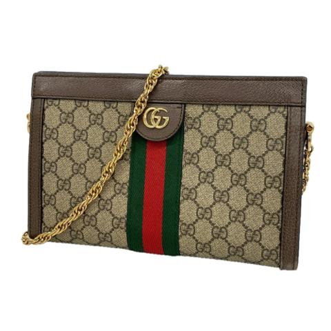 Gucci Ophidia Shoulder Bag 503877 Beige Brown Women's OP014074