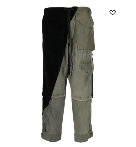 Greg Lauren Velvet / Army Cargo