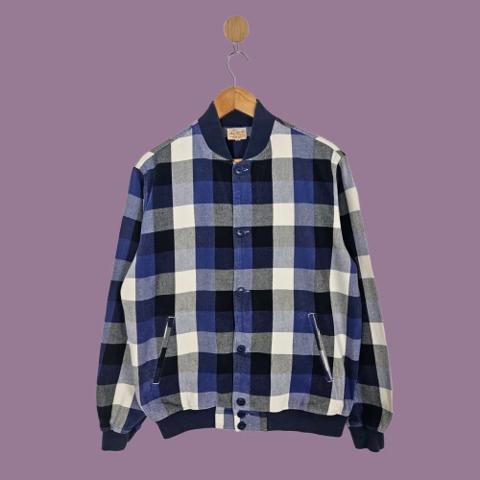 Sugar Cane Plaid Jacket Mens M multi