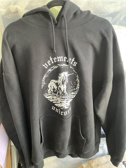 Vetements Unicorn Edition Black Hoodie
