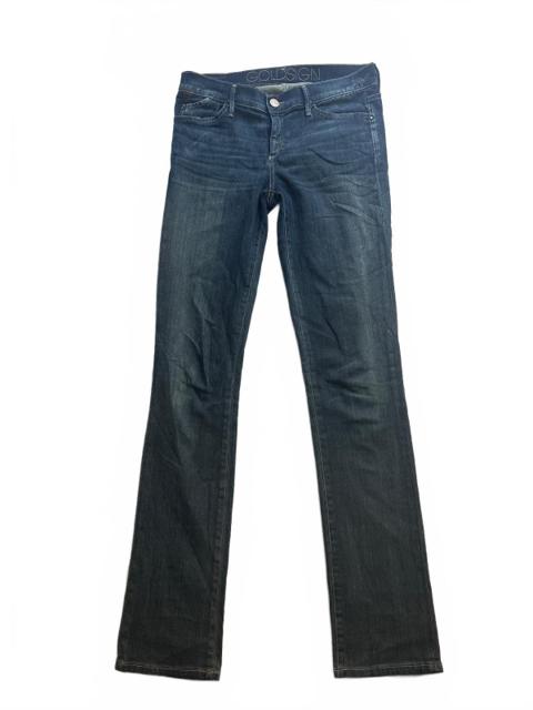 GOLDSIGN Blue Denim Jeans Stretch Slim Straight 29