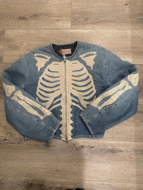 KAPITAL DENIM MOTOCROSS BONE JACKET
