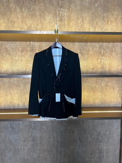 Sulvam Deconstructed Black Blazer