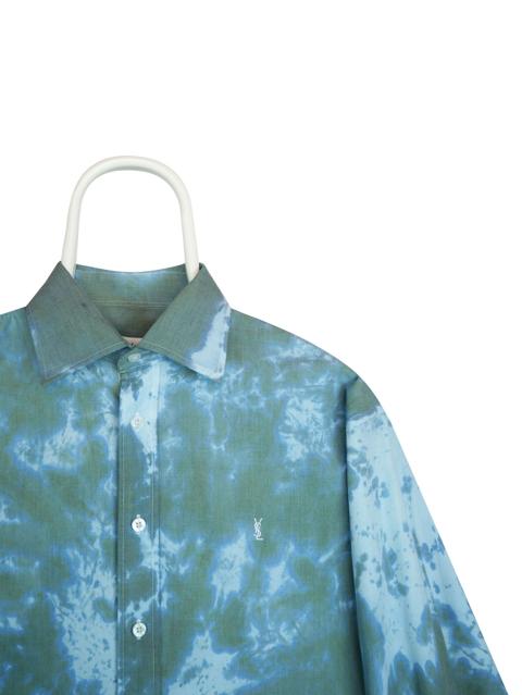 Yves Saint Laurent color dye shirt with cufflinks