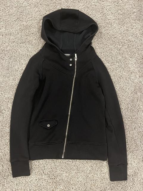 Dirk bikkembergs asymmetrical zip hoodie