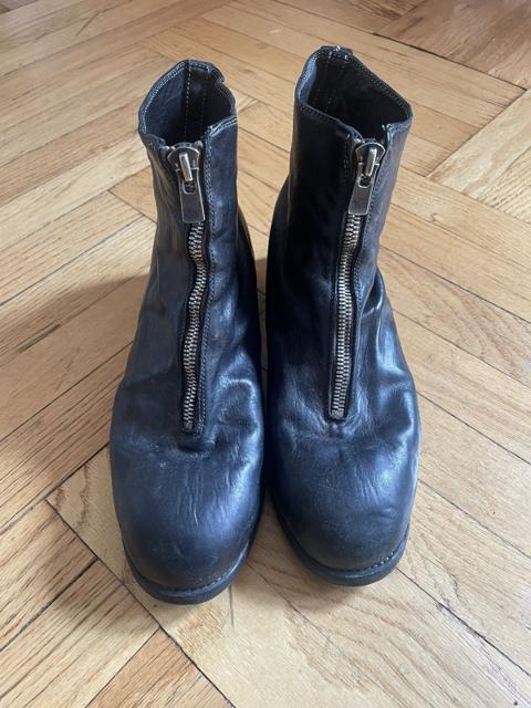 Guidi PL1 zip front leather boots