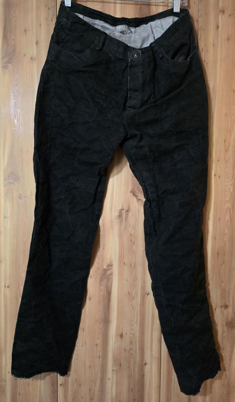 LUC Waxed J-Cut Pants