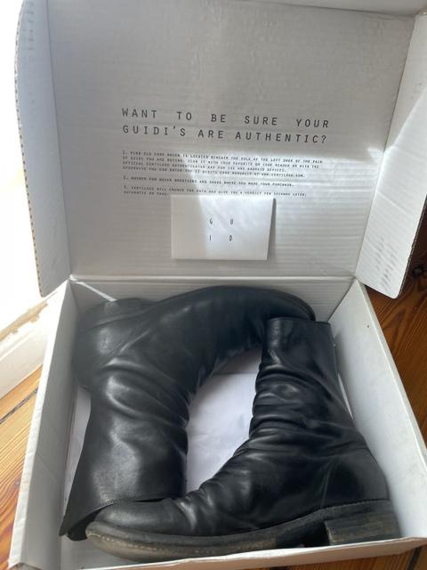 Guidi 988 cordovan leather boots