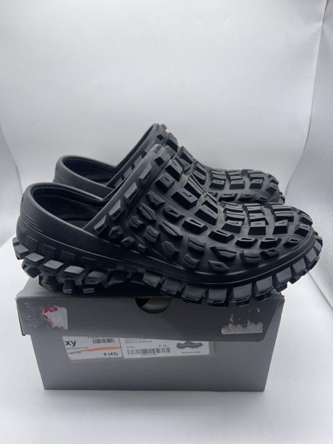 Balenciaga defender clog rubber slip ons