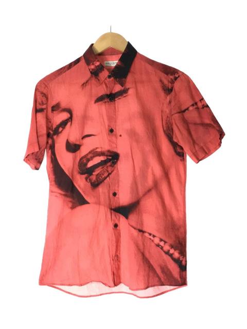 Dries Van Noten Marilyn Monroe Short Sleeve Button Up