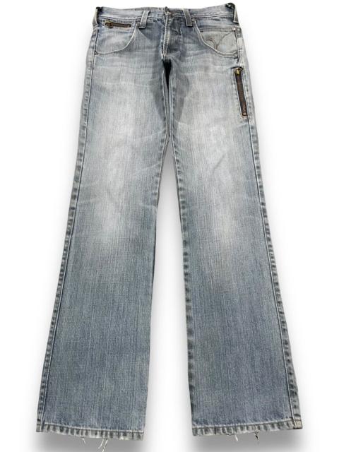Vintage Japanese Back Number Buckle Back Punk Style Jeans