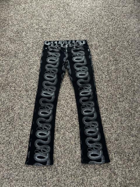 hysteric glamour snake denim