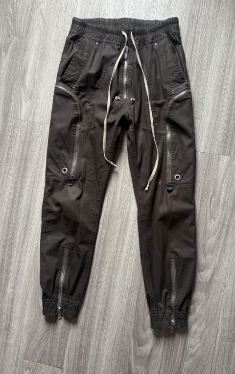 Rick Owens brown cargo Bauhaus pants