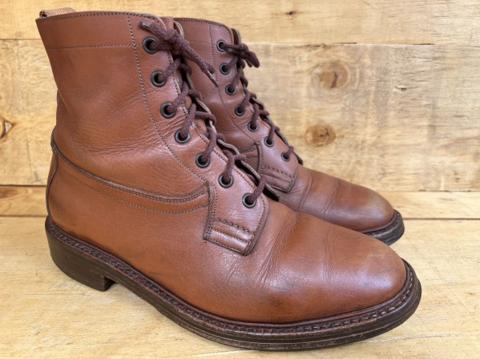 Vintage Trickers men Brown Leather Boots