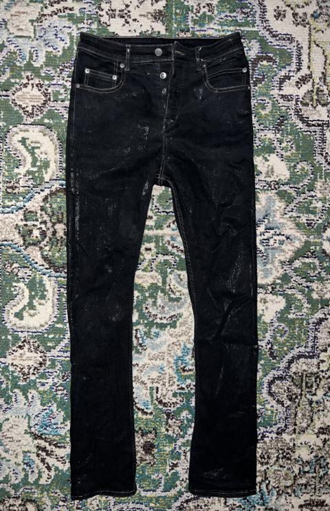 Rick Owens Waxed Detroit Cut Denim FW 21