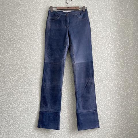 AW00 Trompe-l’oeil Denim Leather Pants