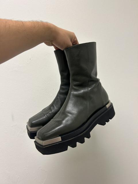 Metal tip Combat Boots