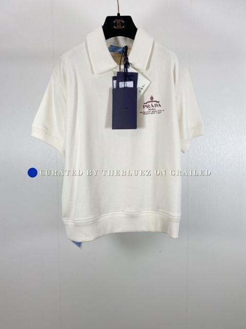Prada Logo Printed Short Sleeve Polo