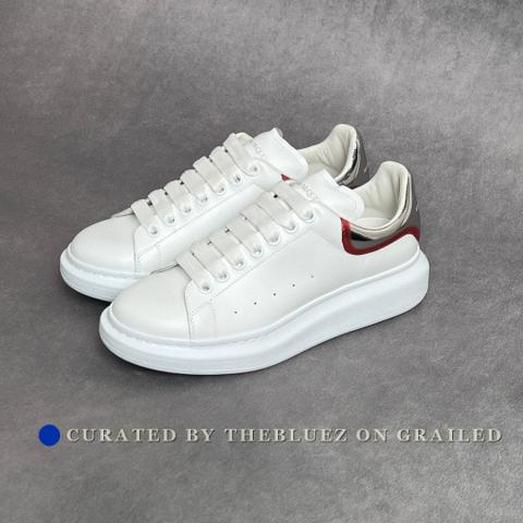 Alexander McQueen Silver Accent Sneakers