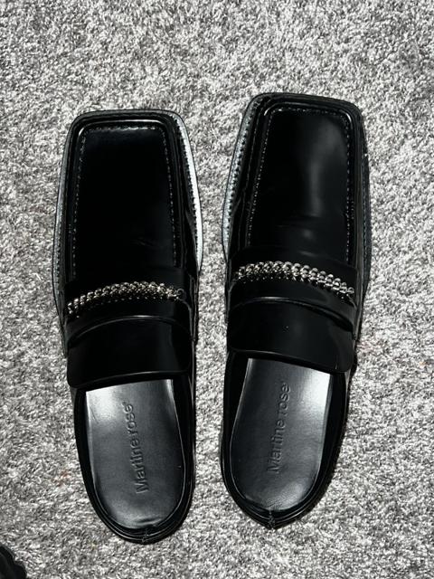 Martine rose square toe loafers