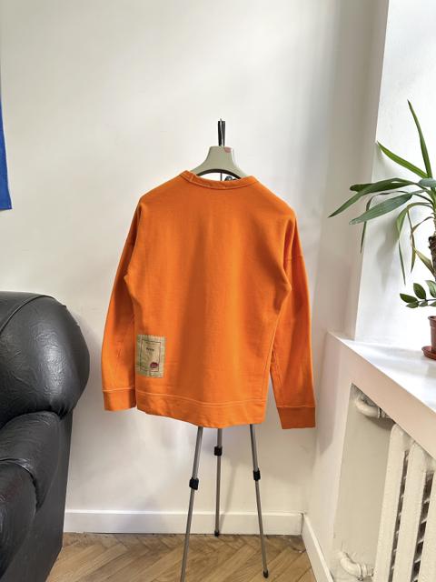 Ten C Orange Sweatshirt Men's Medium Made In Italy