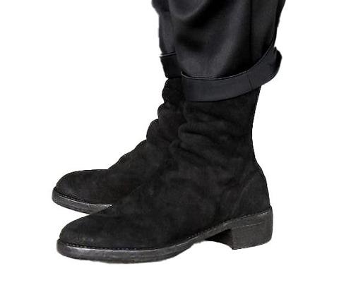 GUIDI Black Back Zip Boots (788Z)