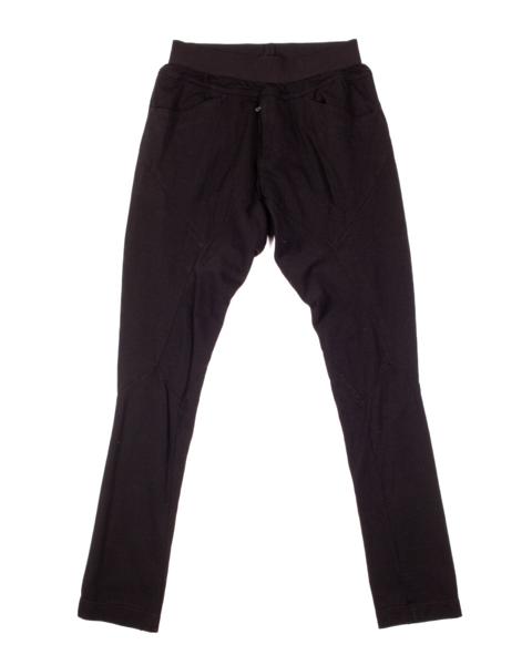 JULIUS S/S 2015 PRISM BLACK COTTON SWEATPANTS