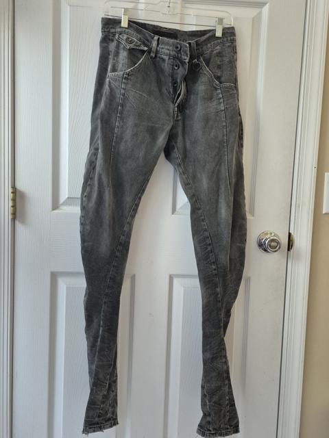 twisted seam denim