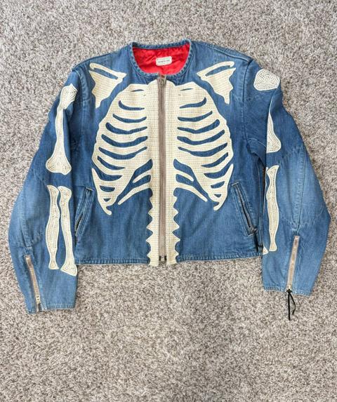 Kapital Country Bone Denim Riders Jacket